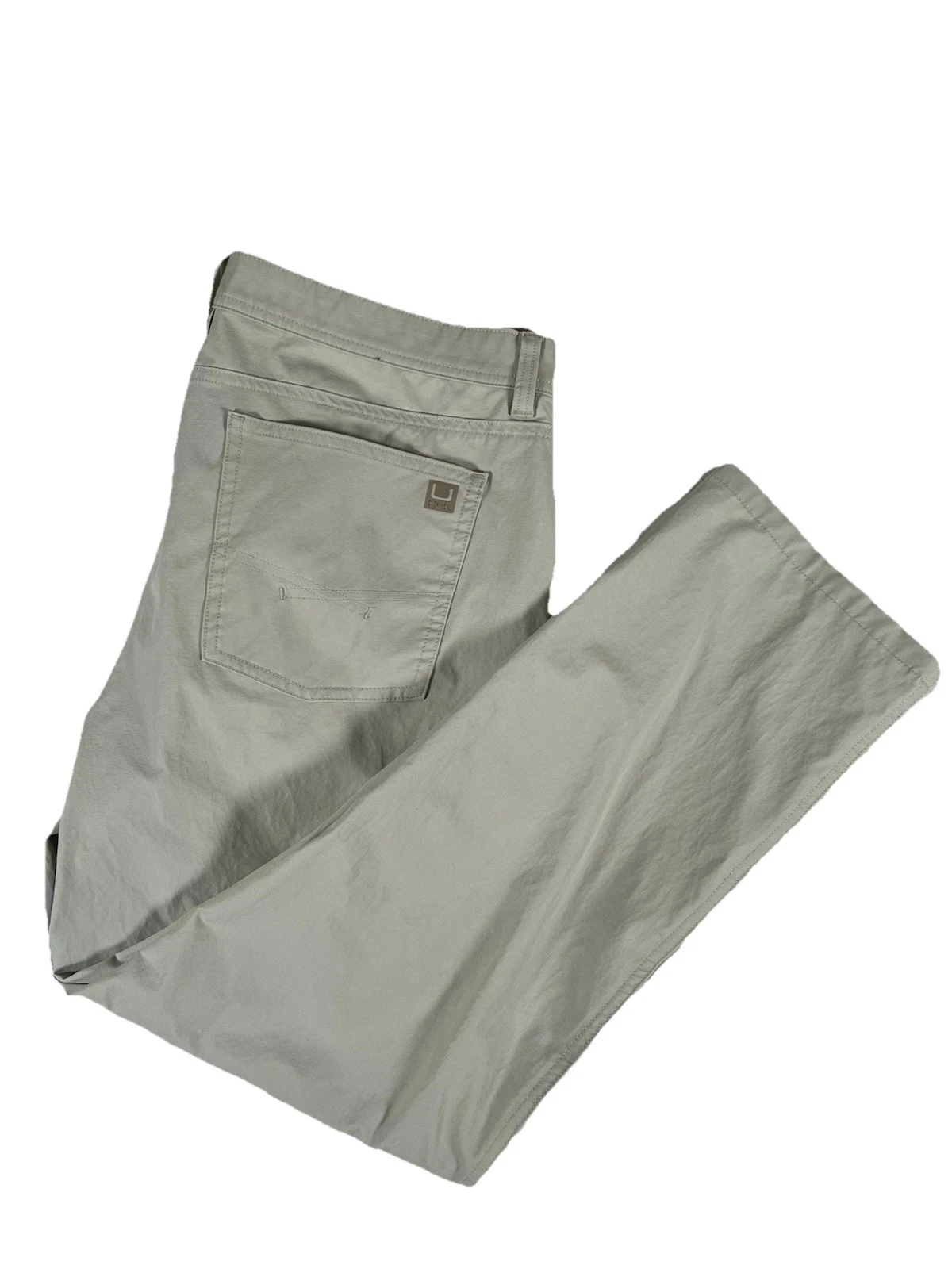 Huk H2000185 Waypoint Beige Performance Fishing Chino Pants Mens 38x30 (38x29)