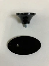 Vibroplex genuine parts #4002 finger piece, #4003 thumb piece, #4026 screw BLACK