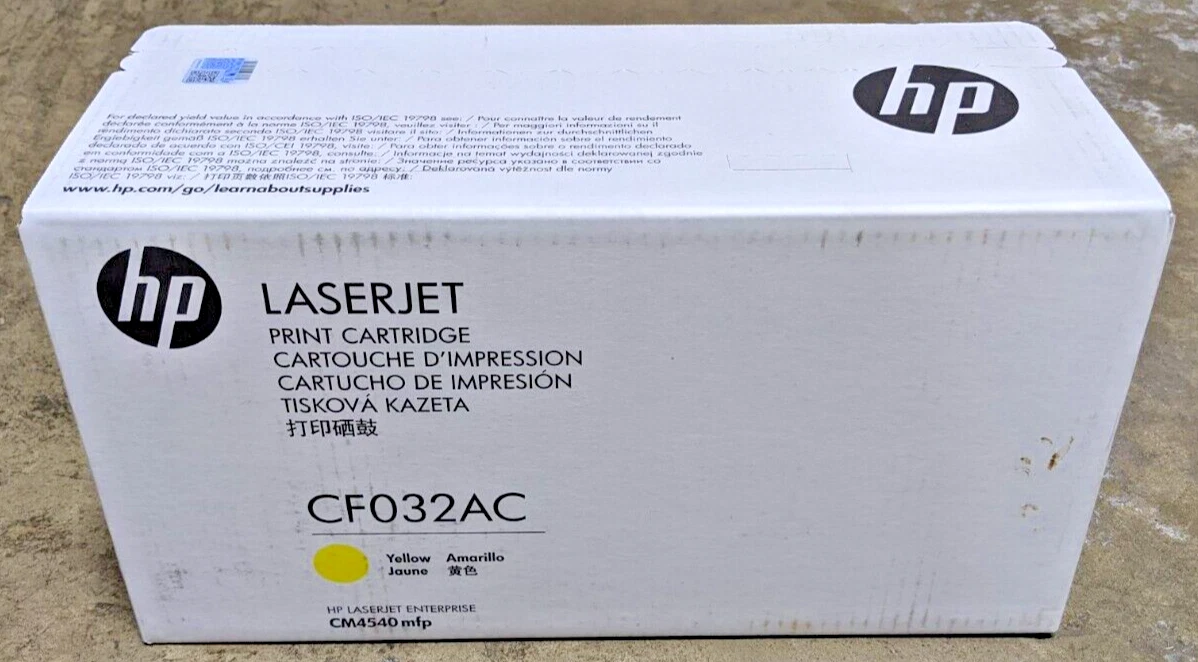 Genuine HP 646A CF032AC Yellow High Yield Toner 12.5K HP LaserJet CM4540 MFP NEW Review
