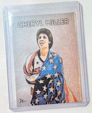 Cheryl Miller Limited Platinum Plated Artist Signed 