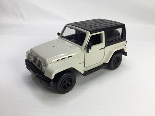 Jeep Wrangler Rubicon 2014 Argent - Modèle Réduit 1:32 Jada Toys, Portes Ouvrantes - Neuf Sous Boîte, Collection Just Trucks