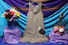 Blue Bird Women's Brown Lined Sleeveless Sheath Dress Size Small country retro