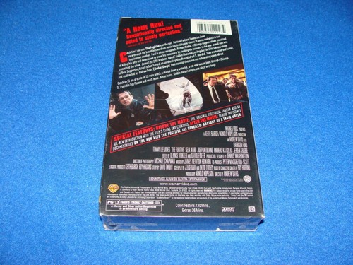 VHS Band 1993 Harrison Ford is the Fugitive (2001) Sonderedition WB versiegelt - Bild 2 von 10
