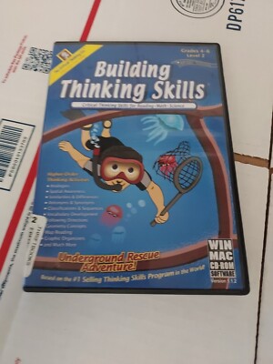 Building Thinking Skills Grades 4-6 Level 2 CD Win/Mac Homeschool Learning #191
