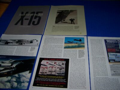 X-15 ''DONT FALL OFF THE BULL''..HISTORY/PHOTOS/COCKPIT (479DD)