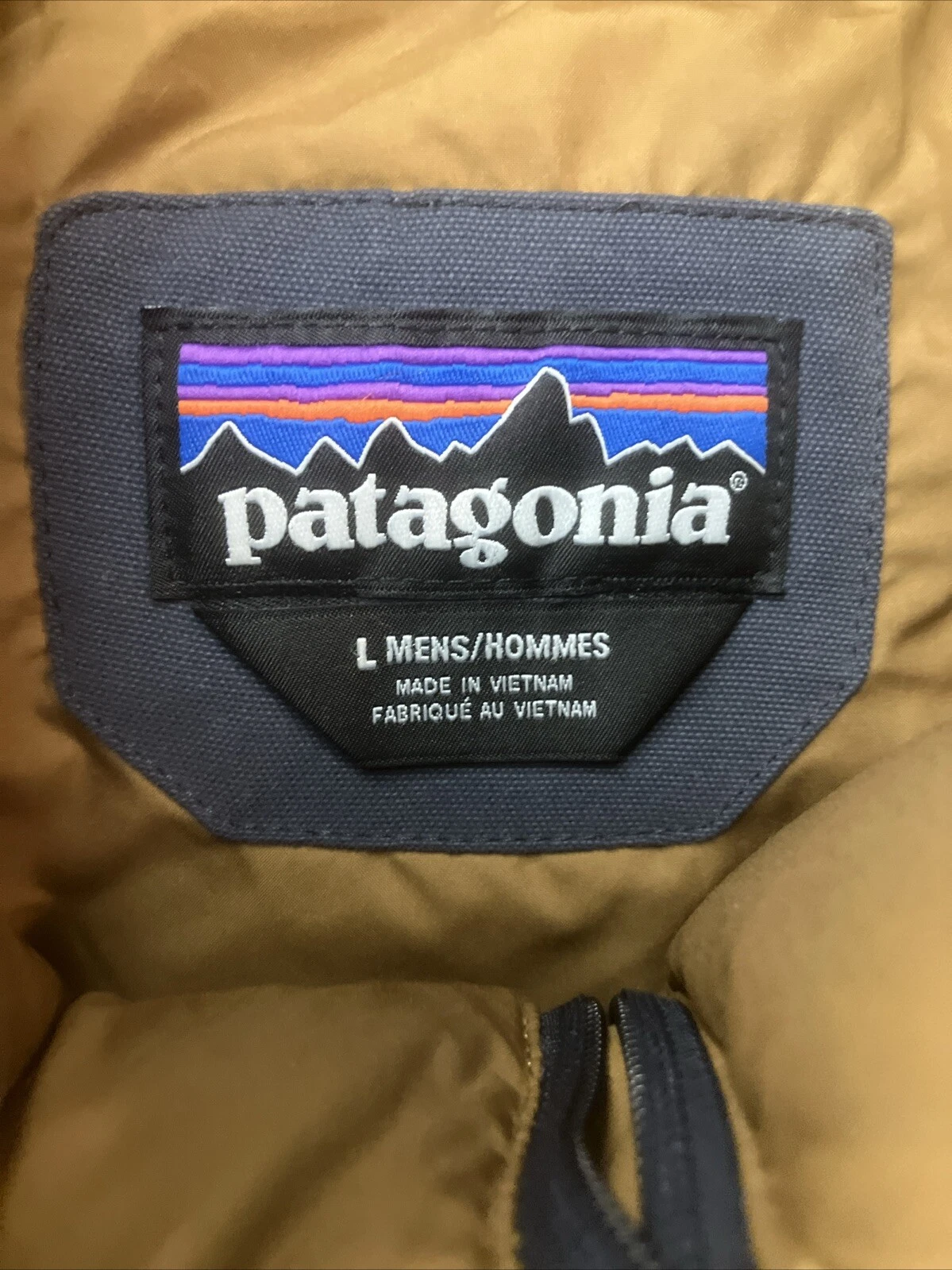 patagonia bivy puffer smolder blue down jacket
