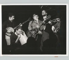 DAVE VAN RONK Playing @ GASLIGHT Coffee House In NYC Folk Music 1963 Press Photo
