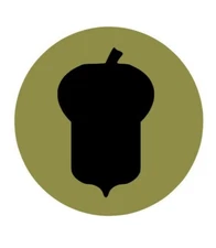 87th INFANTRY Division Vinyl Window Decal/Sticker Black/Olive U.S. Army