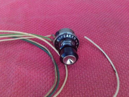 1956-1962 Chevrolet Rear Seat Speaker Dash Fader Control, Harness, Nice Original - 第 6/10 張圖片