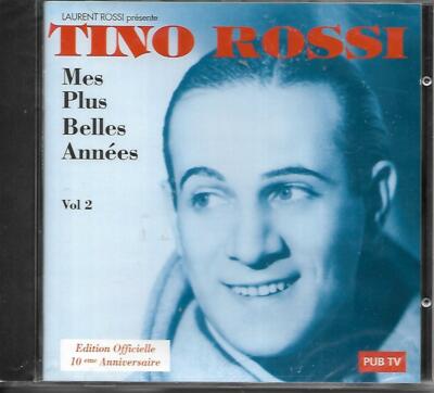 CD 22T LAURENT ROSSI PRÉSENTE TINO ROSSI MES PLUS BELLES ANNÉES 1993 VOL.2 NEUF