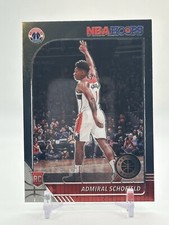 2019-20 Panini NBA Hoops Premium Stock #231 Admiral Schofield Wizards RC Rookie