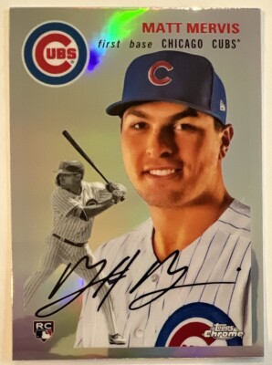 Matt Mervis 2023 Topps Chrome Platinum Anniversary RC Refractor #139 Cubs ESE