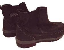Merrell Black Leather Waterproof Fashion Ankle Boots Size Women's 7.5