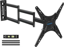 MOUNTUP Long Arm TV Wall Mount for Most 26-65 Inch TVs, Corner Black 
