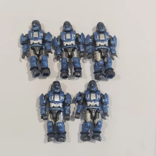 5Pcs Loose Action Figures Toy Mega Bloks Construx Halo ODST Graves Model - Picture 1 of 3