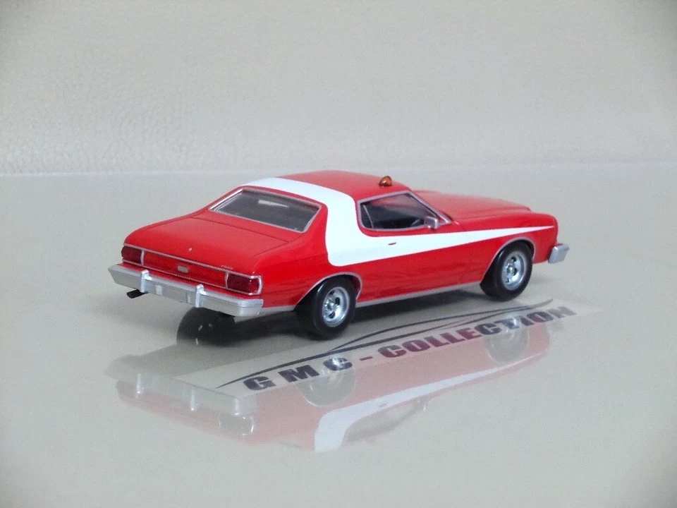 FORD GRAN TORiNO COUPE' 1976 "STARSKY & HUTCH" ROSSO RED JET CAR NOREV 1/43 - Immagine 2 di 3