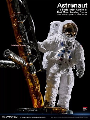 APOLLO 11 Astronaut LM-5 A7L The Real Superb Scale 1/4 Hybrid Statue Blitzway