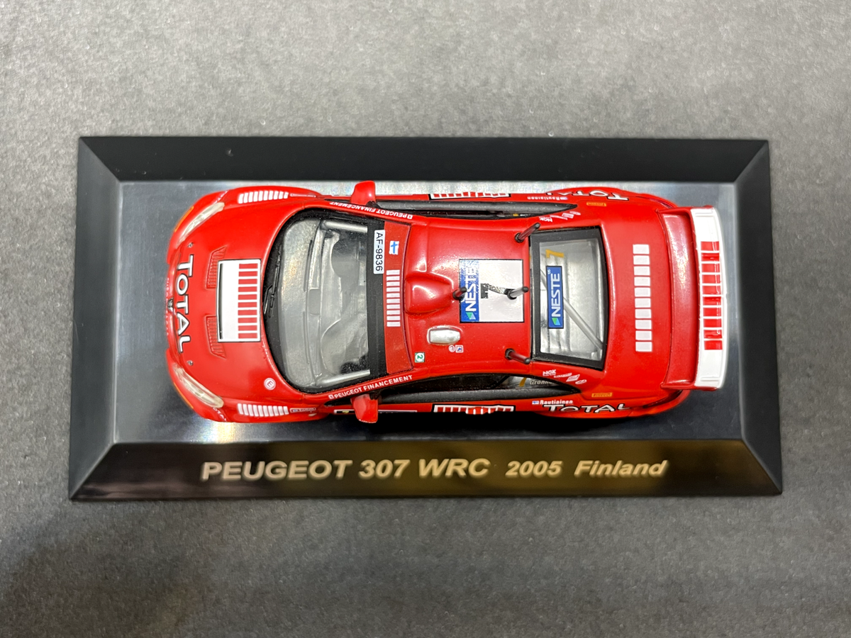 CM's 1/64 PEUGEOT 307 WRC 2005 Finland #7 diecast model car CM125