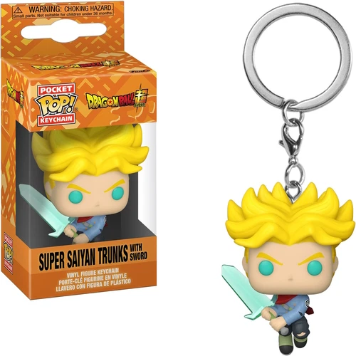 Dragon Ball Super - Super Saiyan Trunks with Sword llavero Funko Pocke