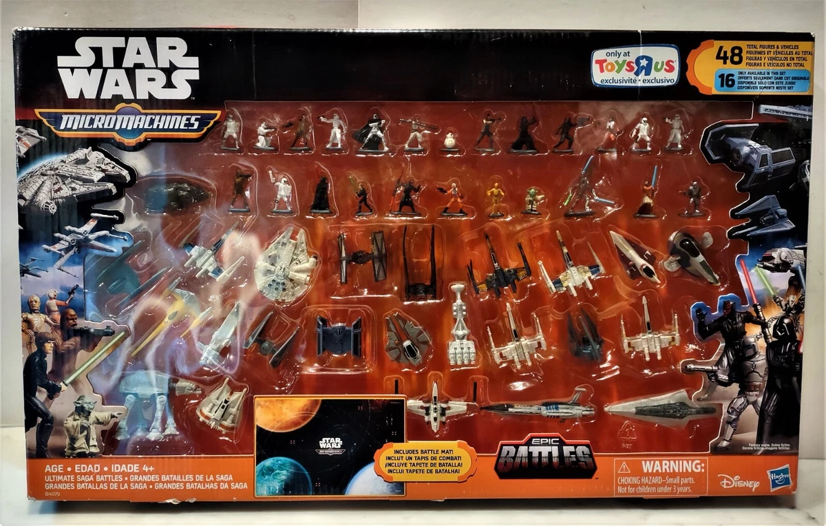 STAR WARS MICROMACHINES EPIC BATTLES - 48 PC COLLECTION 2015 NIB Unopened Rare