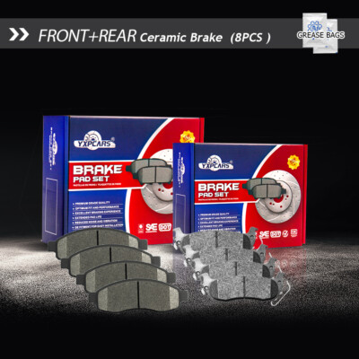 Front & Rear Ceramic Disc Brake Pads Set For Nissan Titan Armada Infiniti QX56