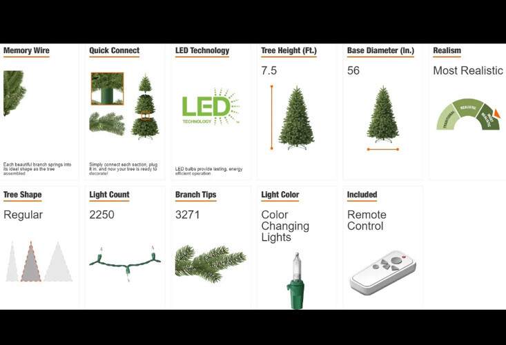 Viral TikTok Home Depot 7.5 Ft. Grand Duchess Balsam TreeT27 Dual