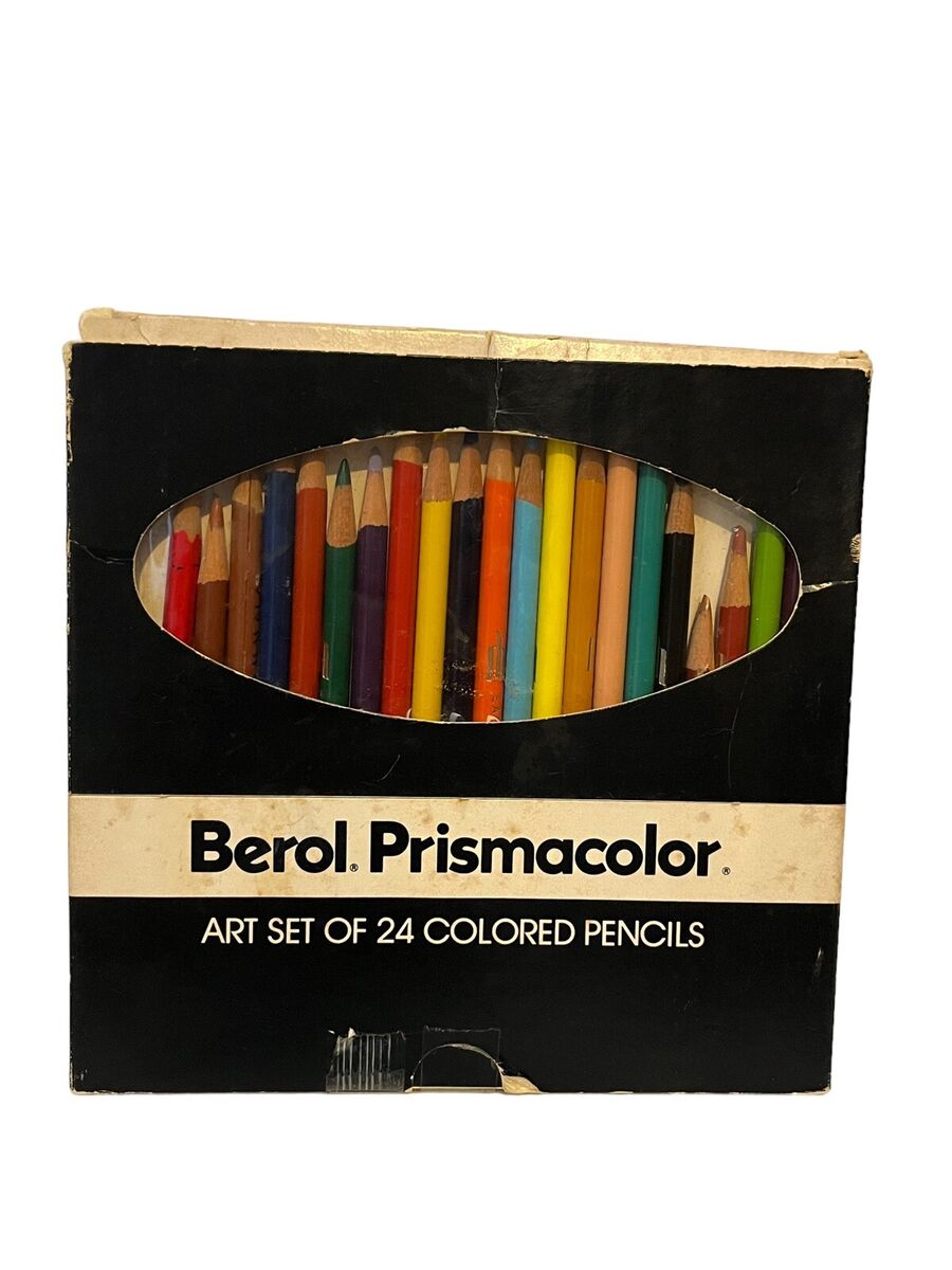 Vintage Berol Eagle Prismacolor 20 of 24 Art Set Colored Pencils Color  Crayons