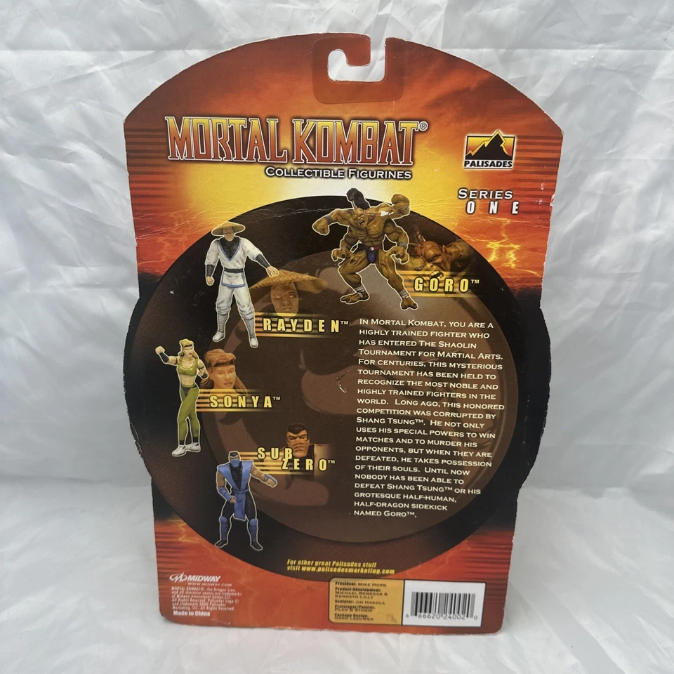 Figura coleccionable Palisades Midway Mortal Kombat Sonya Blade Series One 2000 Foto 3 de 4