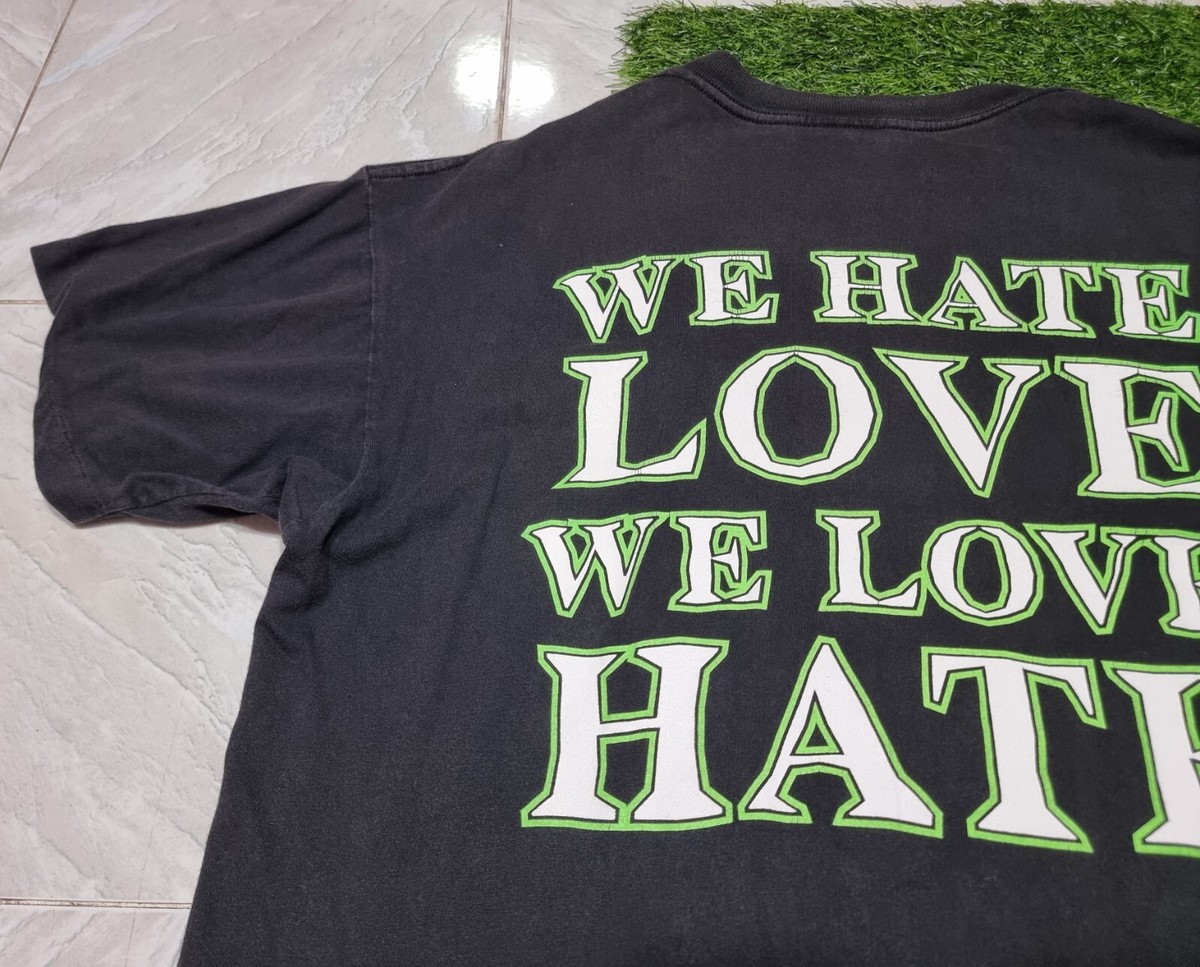 rare Vintage 1995 Marilyn Manson T Shirt We Hate Love We rare Vintage 1995 Marilyn Manson T Shirt We Hate Love We
