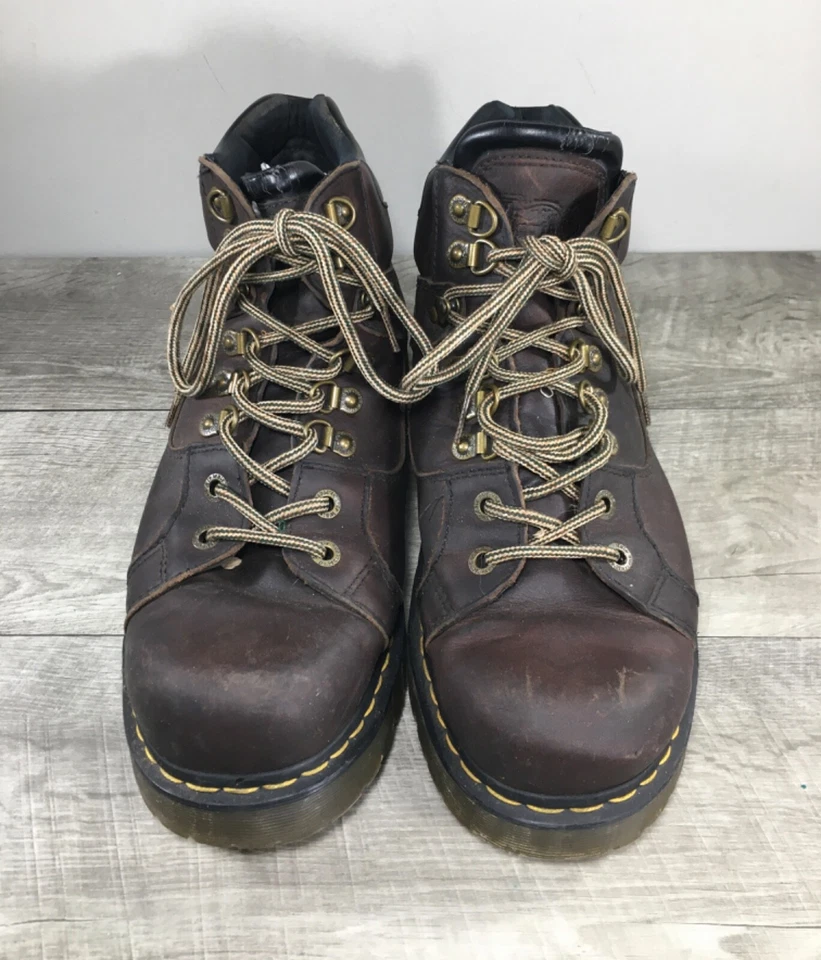 Botas de combate de cuero grueso Dr. Martens Air Wave 11302 Doc para hombre talla UK 12 US 13 Foto 3 de 4