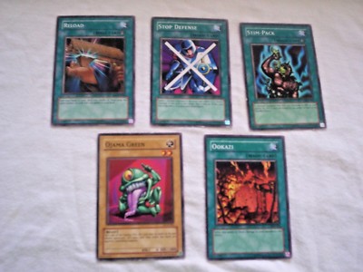 25 YU-GI-OH  TRADING GAME CARDS, AUTHENTIC, BULK LIST, NO DUPLICATES, ONE OWNER