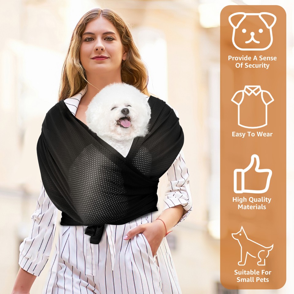 Dog Carriers for Small Dogs Front Facing Dog Sling Carrier Hands Free