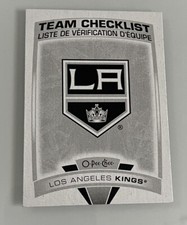 2020-21 UD O-Pee-Chee OPC Base Team Checklist #564 Los Angeles Kings