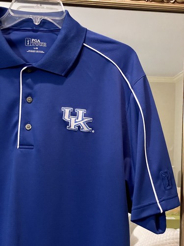 Camisa polo de manga corta azul Kentucky Wildcats de la NCAA para hombre talla grande - Imagen 2 de 6