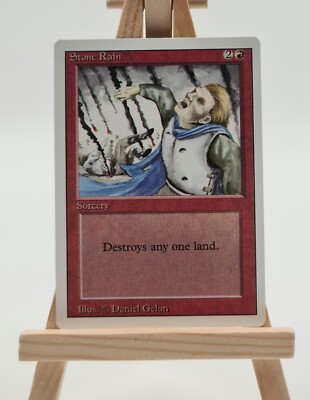 Stone Rain Revised - 3. Edition Magic Karte MTG (Steinhagel)