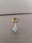 Lockheed Star Logo Pin Gold/White color Lapel Pin Brooch — photo 2