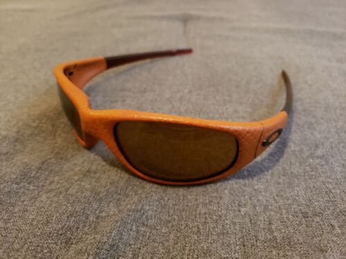 Oakley gerade Jacke 1.0 Vintage Leder Halstuch mit Gold Iridium sehr selten - Bild 1 von 4