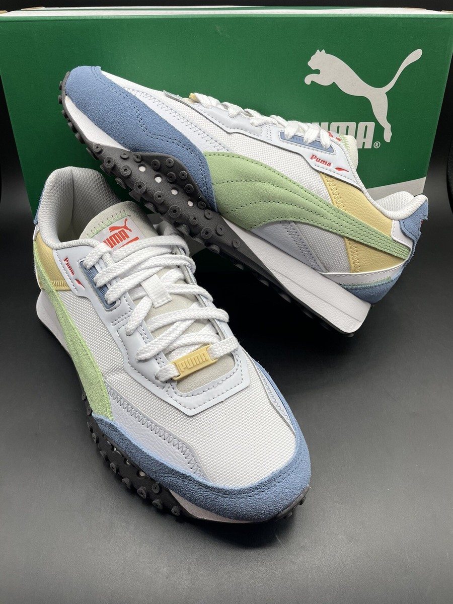 PUMA Blacktop Rider BTS JR GS Size 7Y Sneaker White Pure Green