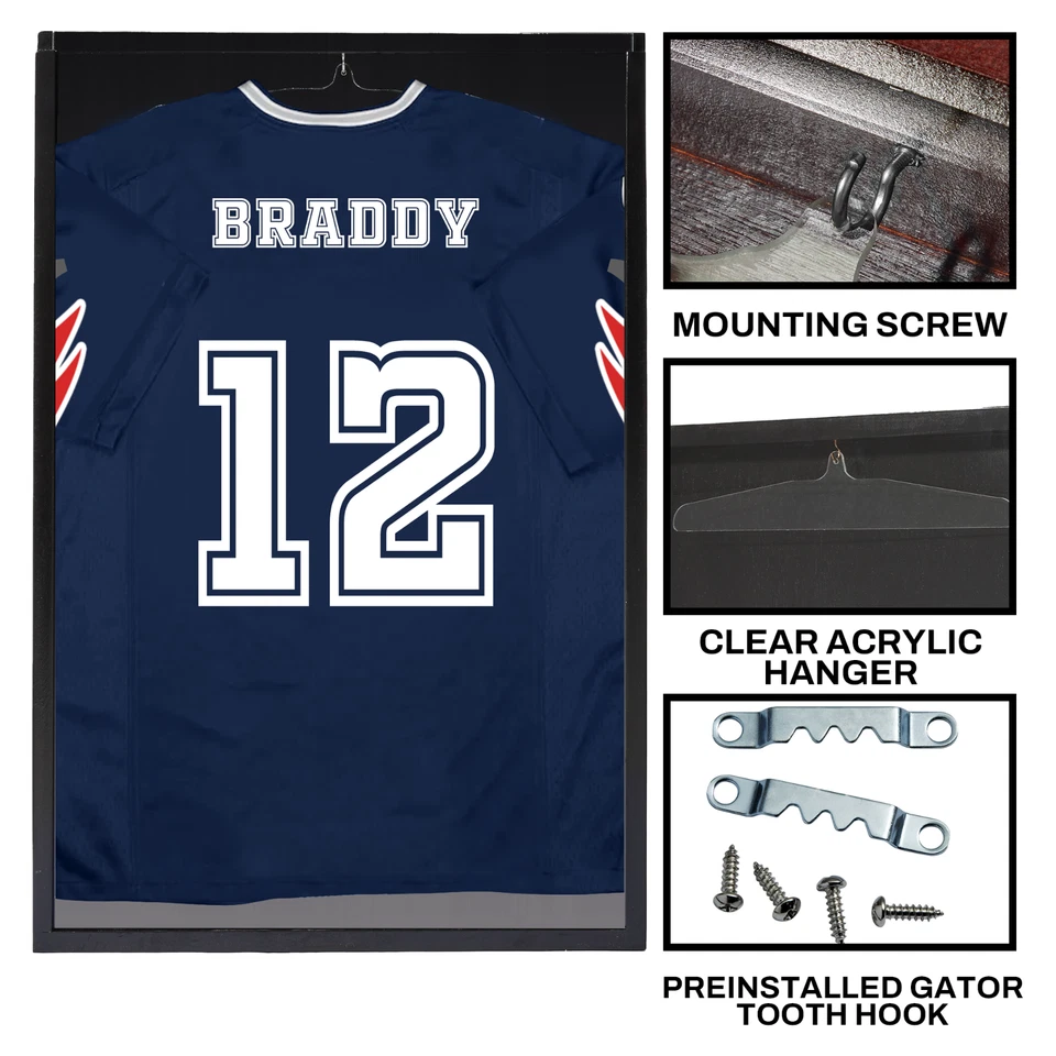 Sports Jersey Display Case  frame shadow box BS 24"x36" UV Protection - Image 2 of 4