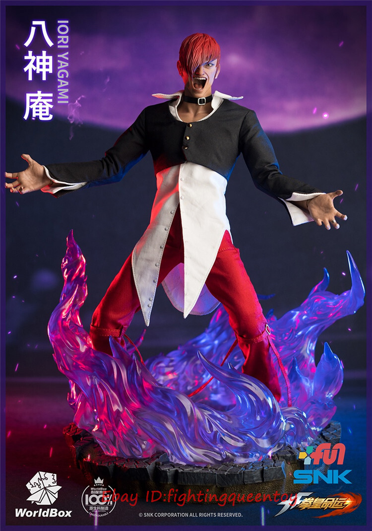 WorldBox KF100 KOF 98 IORI YAGAMI Deluxe Version 1/6 Figure