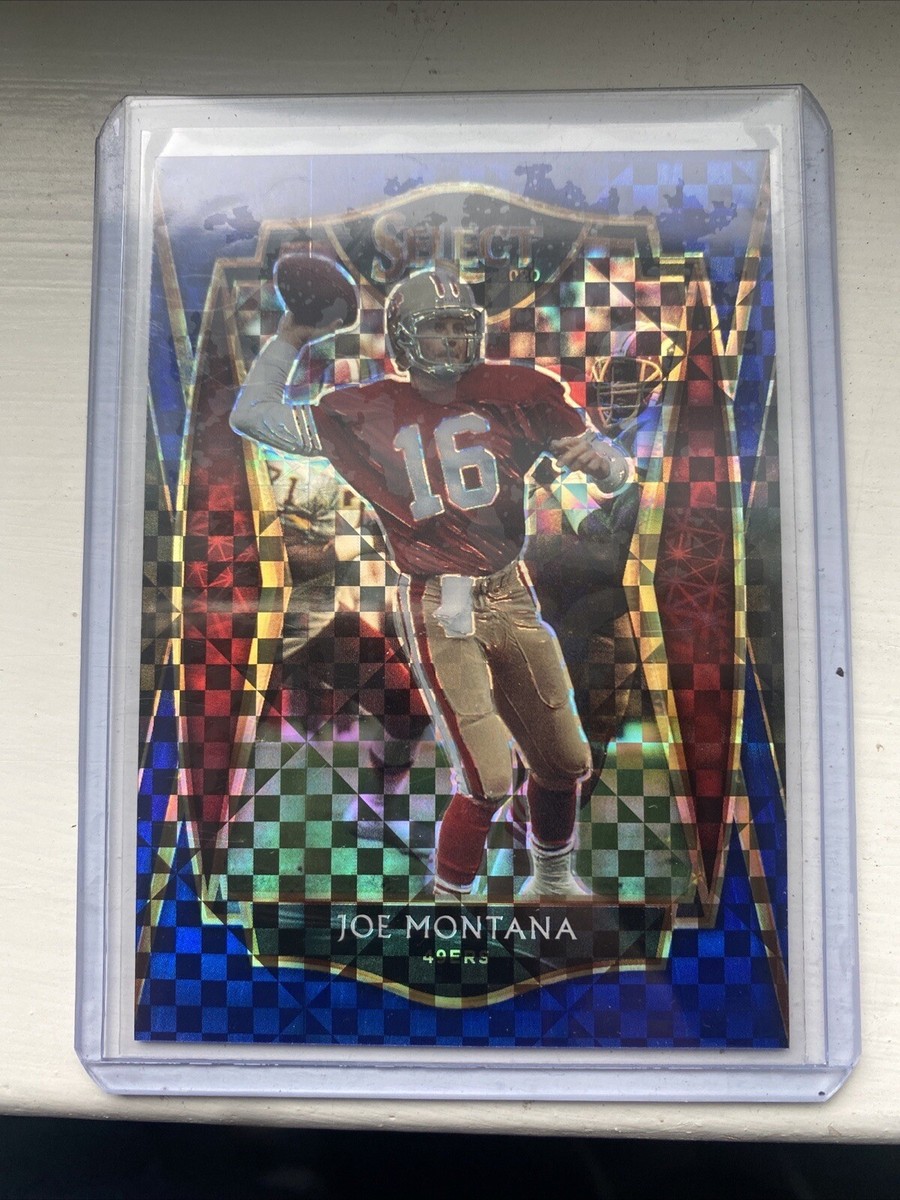 2020 Select Football Joe Montana Blue Premier Level /149 | eBay