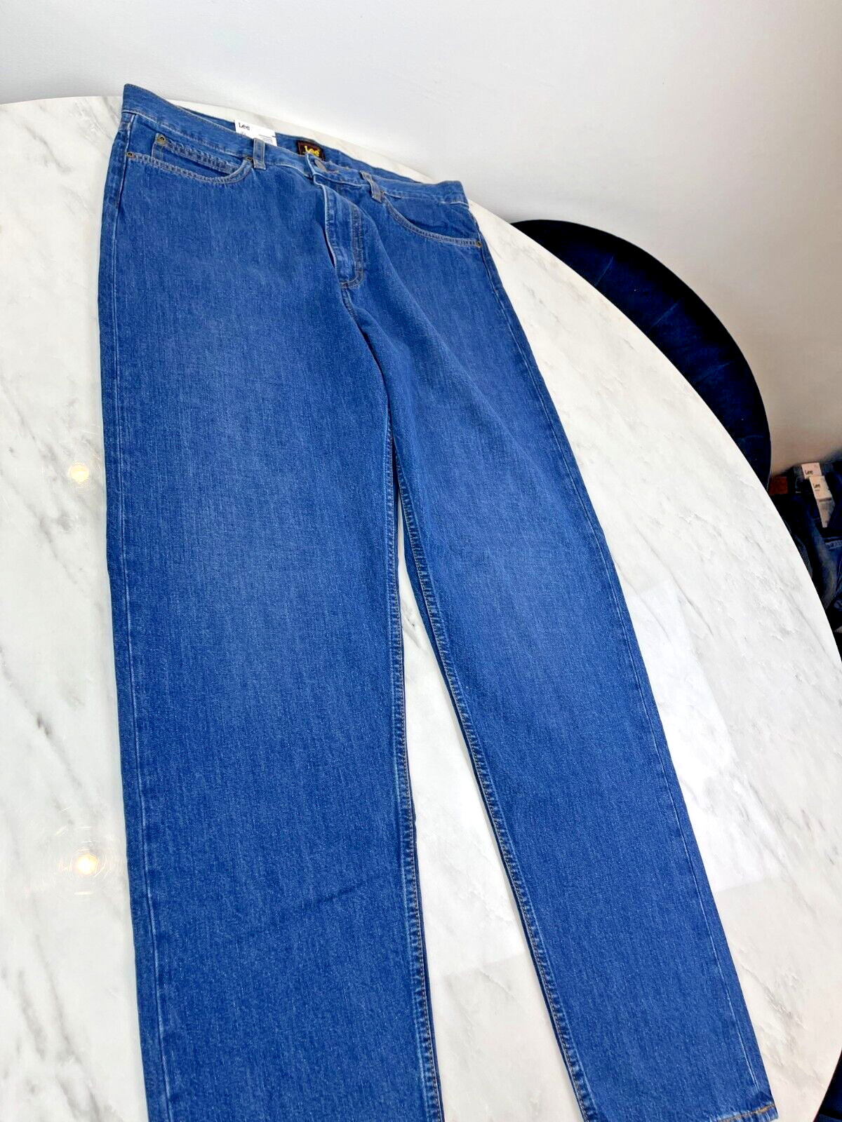 LEE -  Oscar Relaxed Loose Mens Denim Jeans - Vernon Blue 32/32 image 3