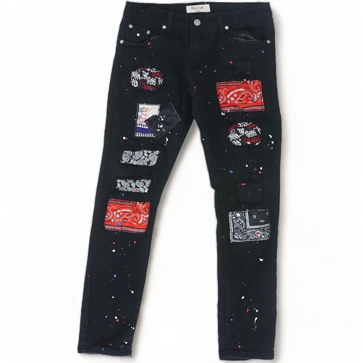 Men's 32x28 32 X 28 Jeans Blue Cult Denim Jeans Mens 32 X 28