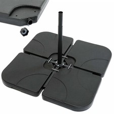 Large Umbrella Parasol Base Stand Square Round Patio Plastic Concrete Weight