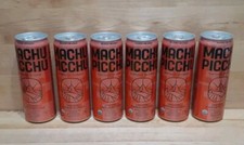 6CT MACHU PICCHU ORANGE SELTZER Energy Drink 0-sugar ORGANIC MACA CAFFEINE VIT.B