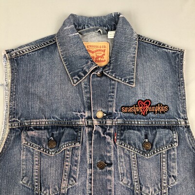 アメリ　VINTAGE VEST LAYERED DENIM JACKET アメリ VINTAGE VEST LAYERED DENIM JACKET Vintage Shredded