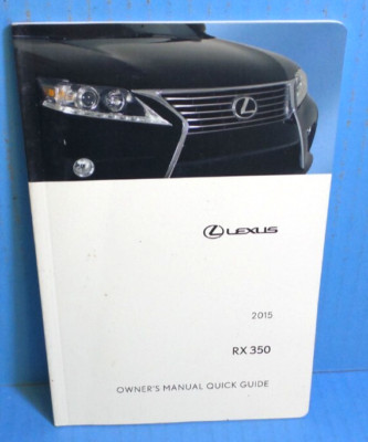 Purchase 2013 LEXUS RX350 RX450h OWNERS MANUAL RX 350 RADIO Navi Guide In Lompoc, California - Foto 7