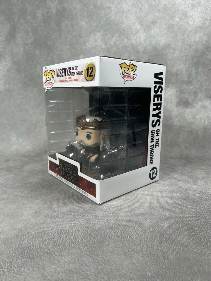 Funko Pop! - House Of The Dragon - Viserys On The Iron Throne #12 - Novo em folha 🔥 - Imagem 2 de 4