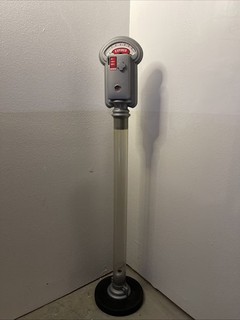 VINTAGE FANTAZIA PARKING METER Floor Coin Penny Tube BANK Over 54” MAN CAVE