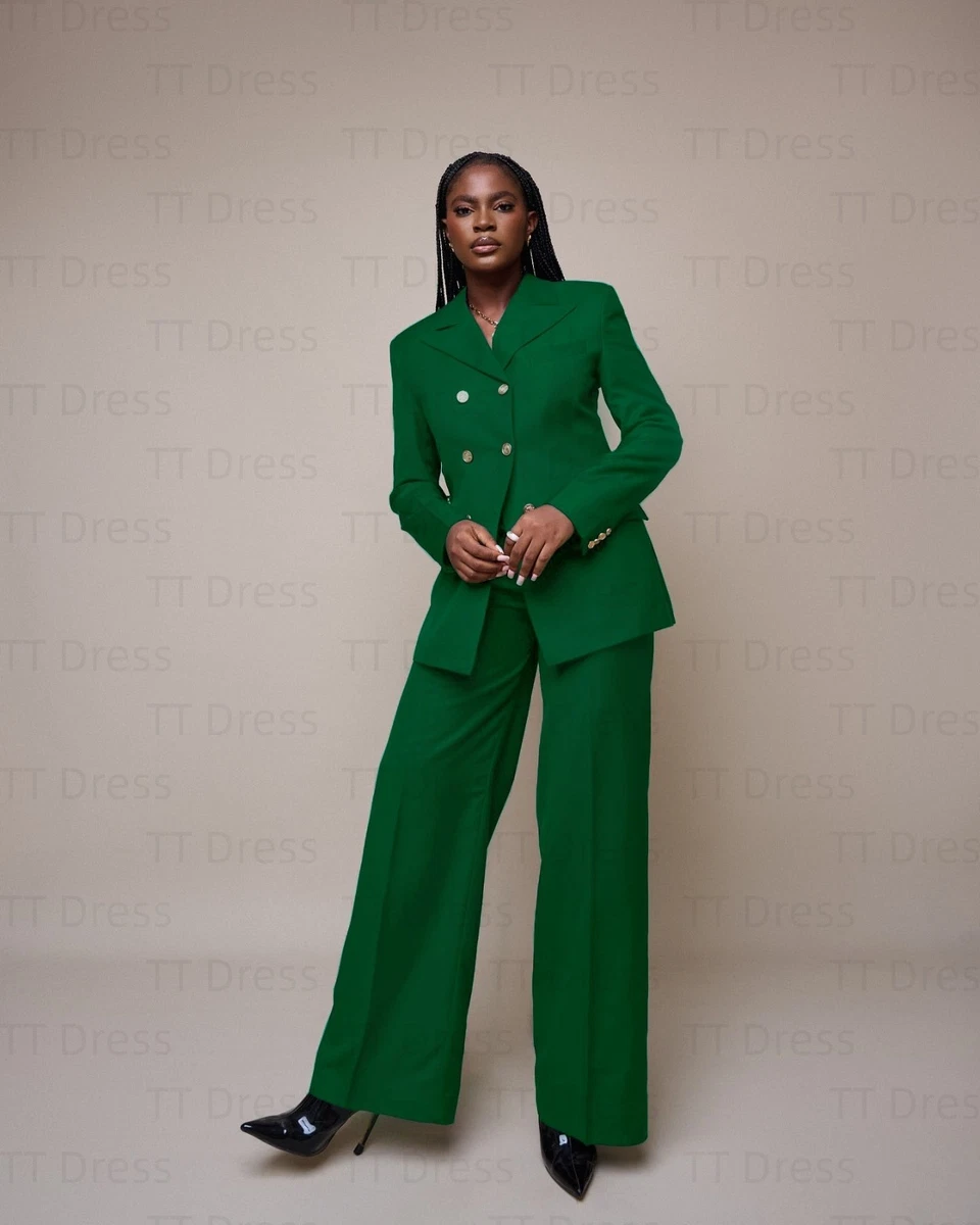 Satin Green Suits & Suit Separates for Women for sale | eBay